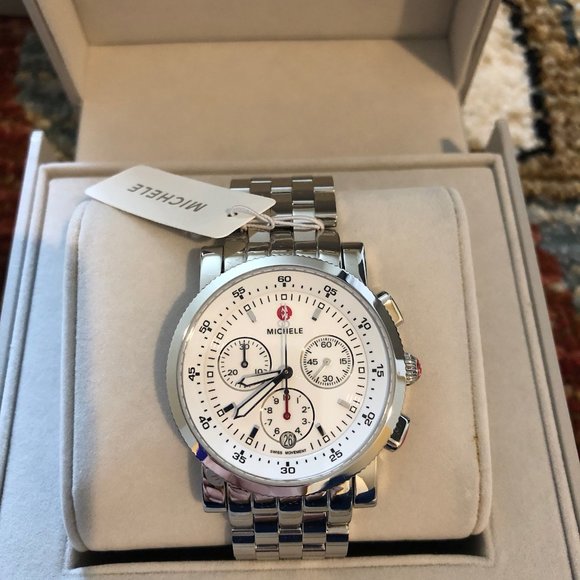NWT MICHELE SPORT SAIL WATCH MWW01C000021 main image 5